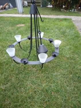 Hanglamp zwart metaal