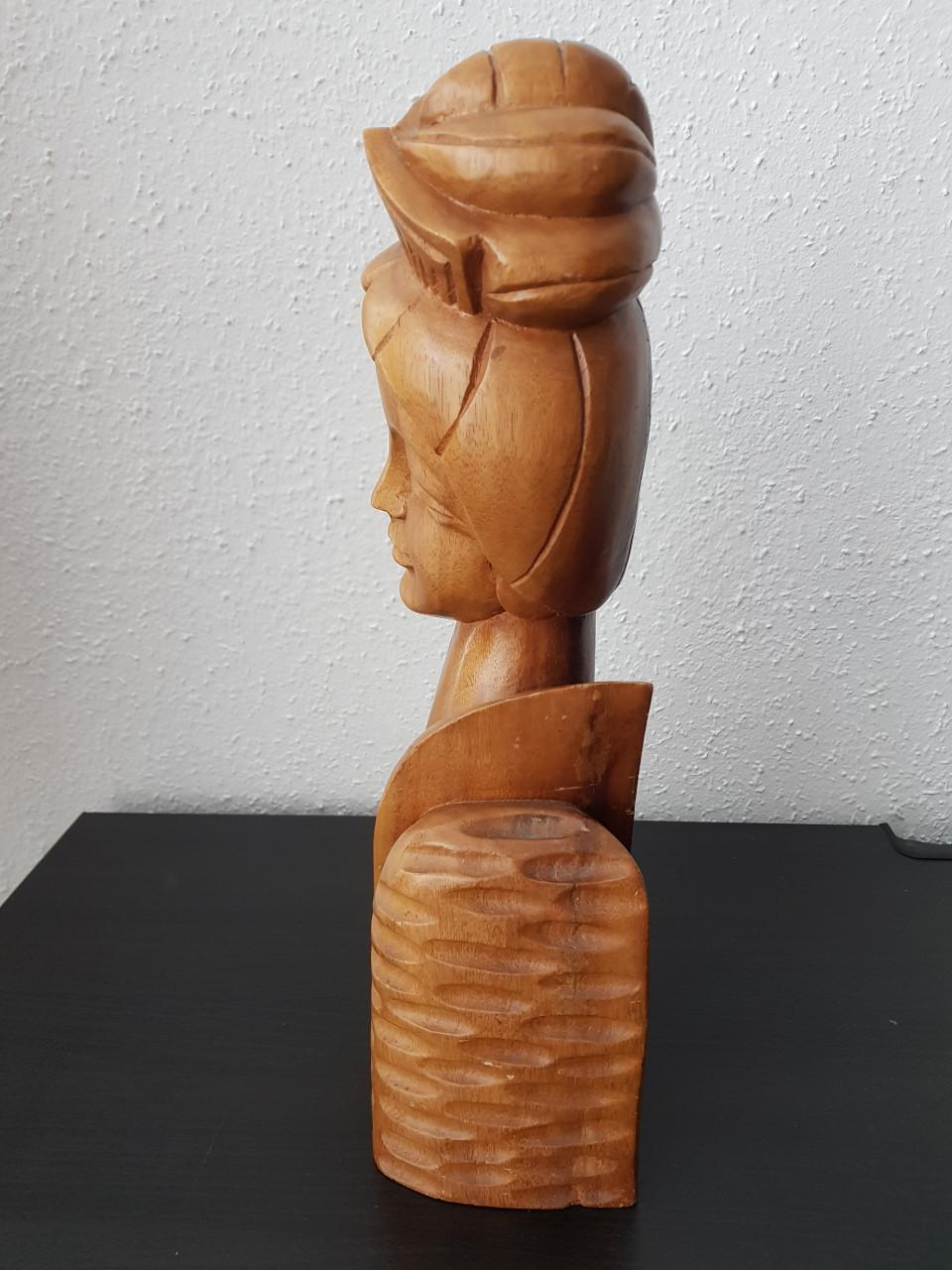 Balinees houtsnijwerk 38,5 x 15 x 10cm