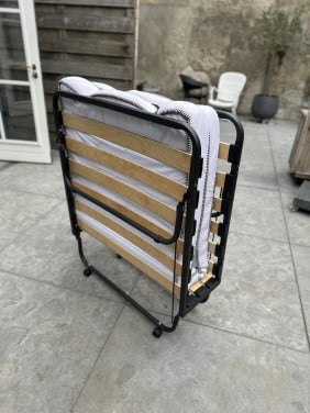Vouwbed met lattenbodem 90 x 200