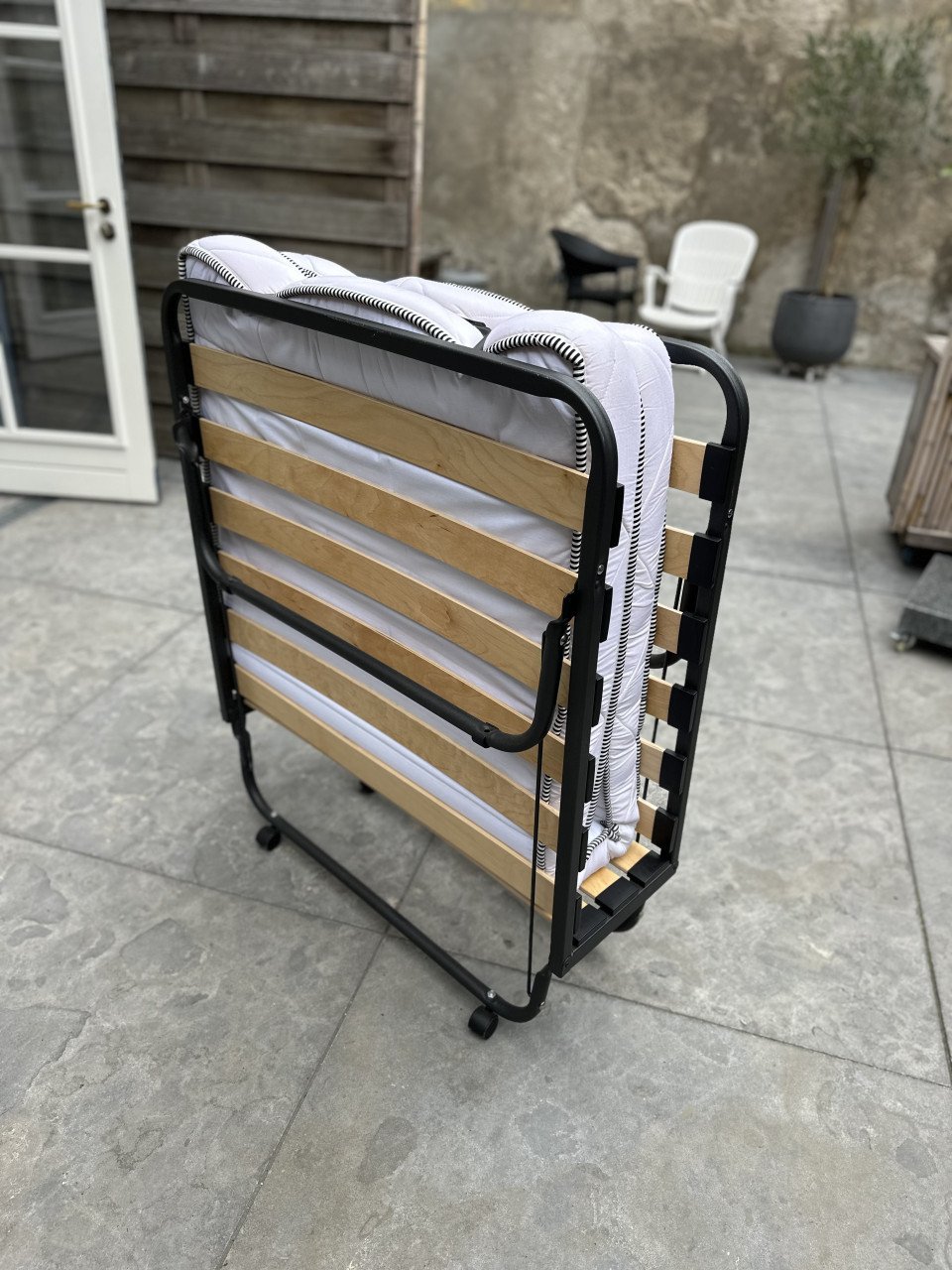 Vouwbed met lattenbodem 90 x 200