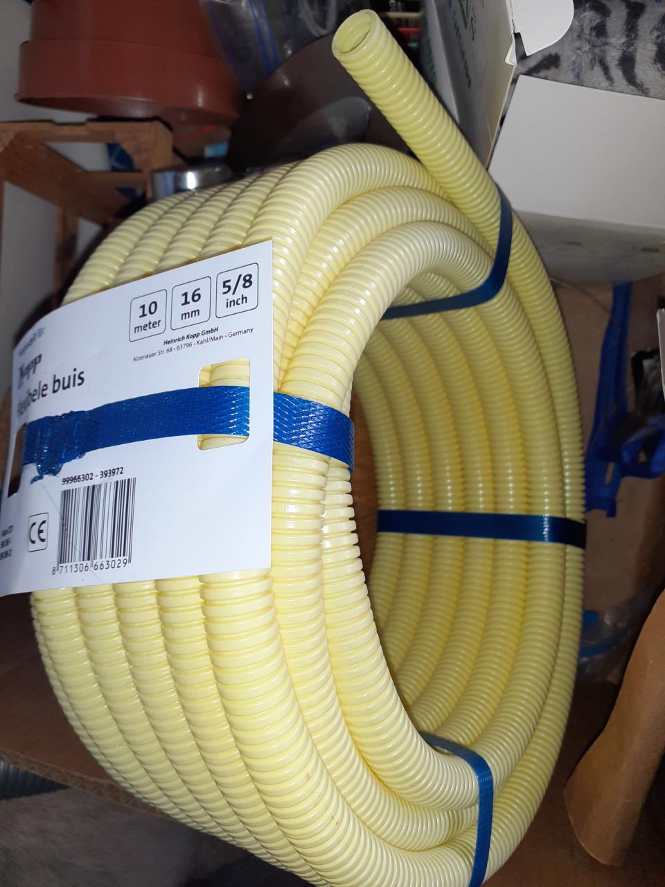 Elektriciteits buis flexible 1 x rol