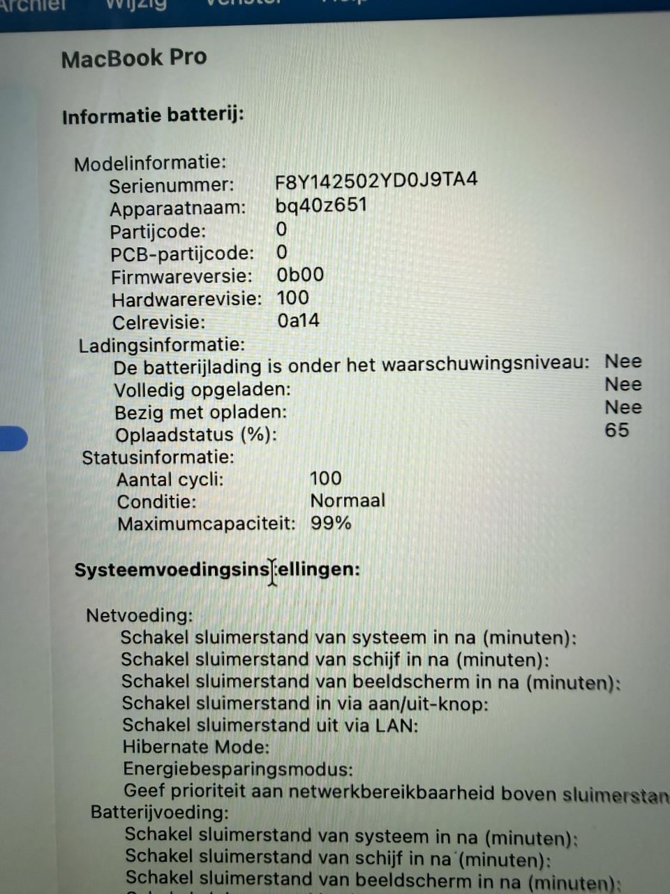 Macbook Pro 16” 16gb 512gb SSD