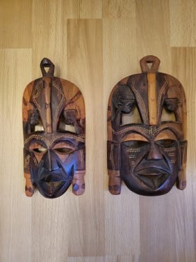 Afrikaanse Tribal Masks Set