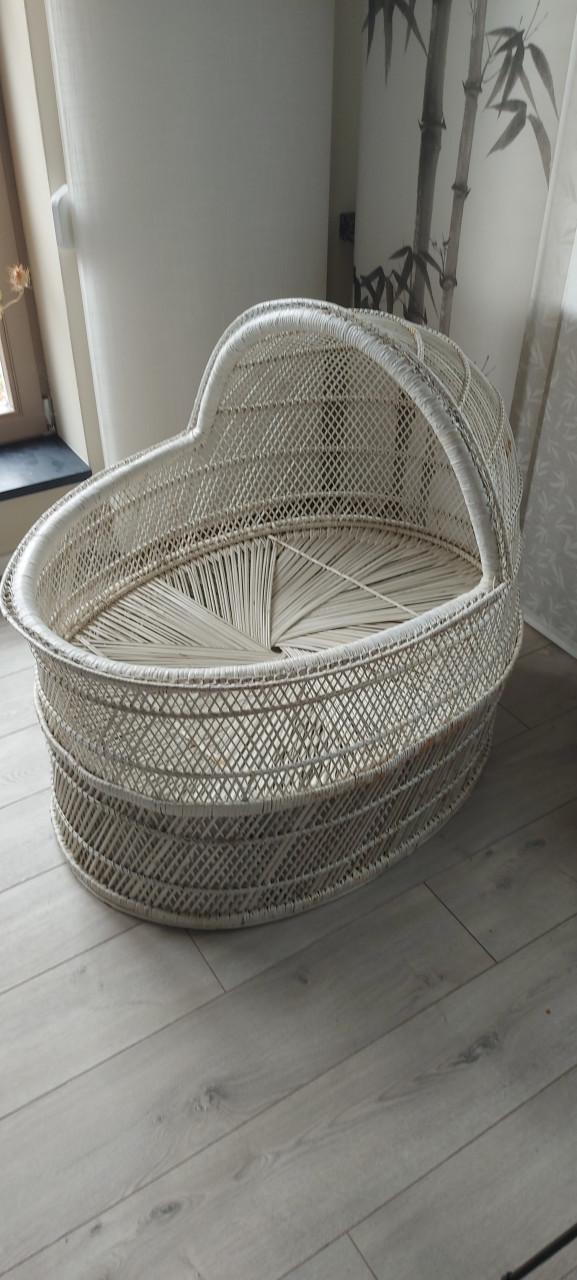 Vintage rotan wieg