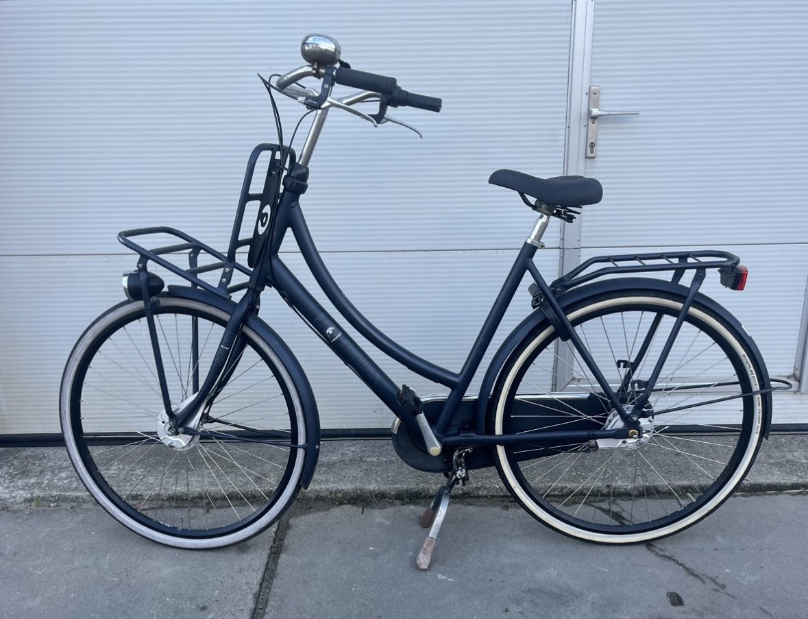 Te koop: Cortina dames transport fiets met rekje