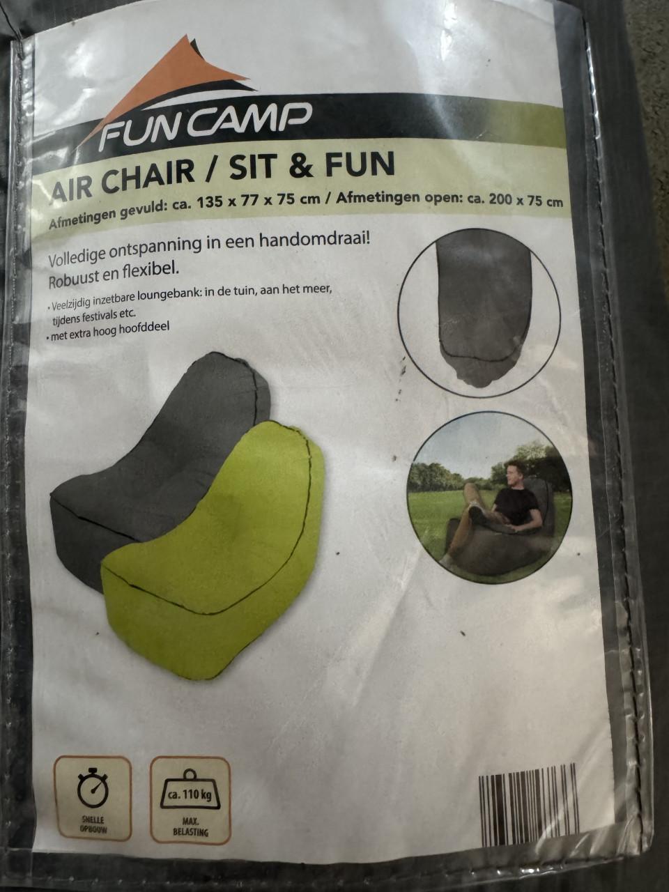 Fun camp air bed 2 stuks