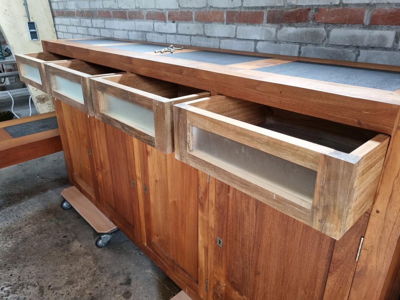 Dressoir - teakhouten set