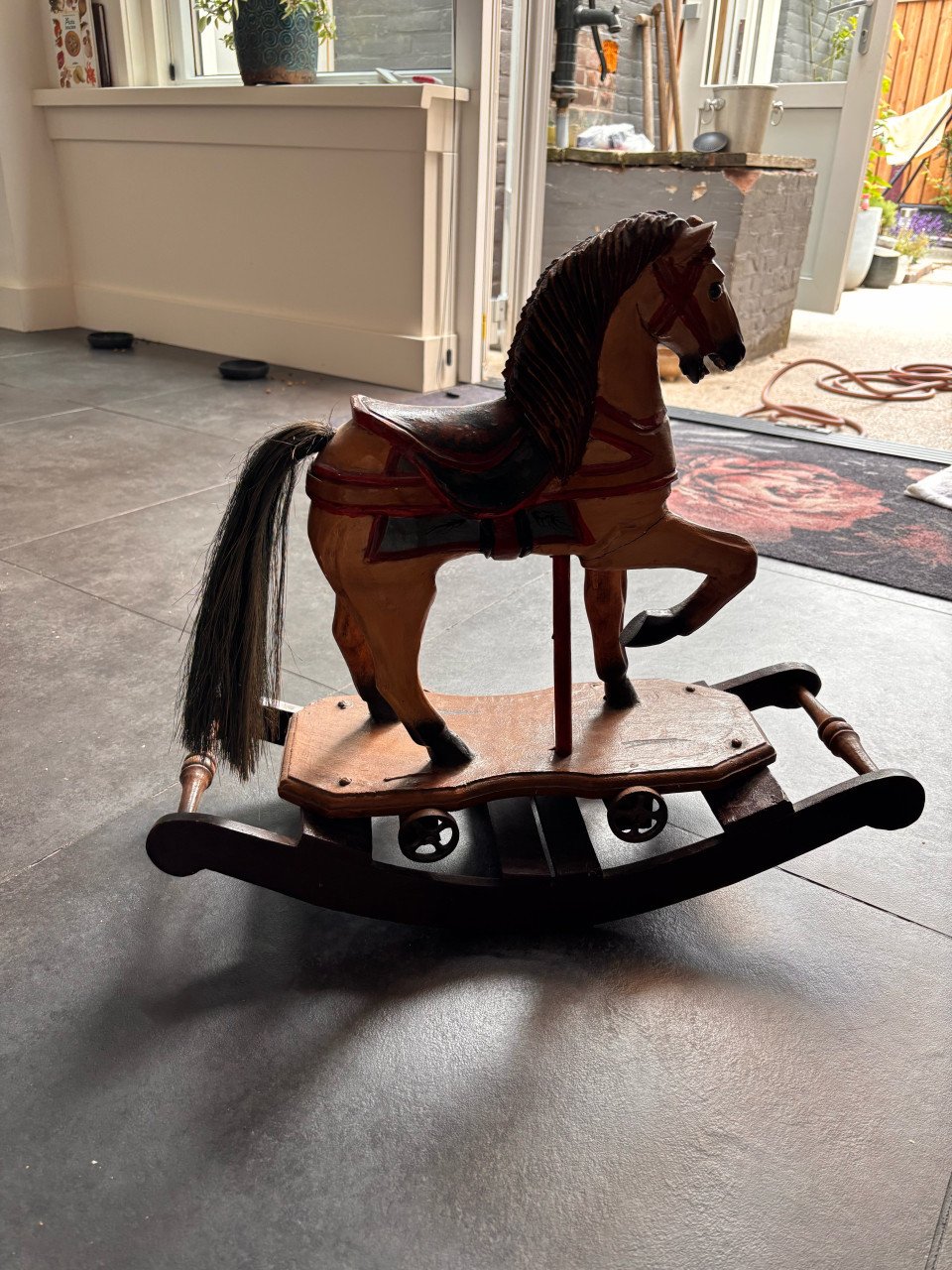 Hobbelpaard voor de sier