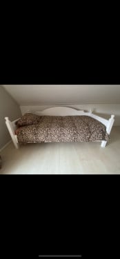 Ledikant grenen/ bed bank