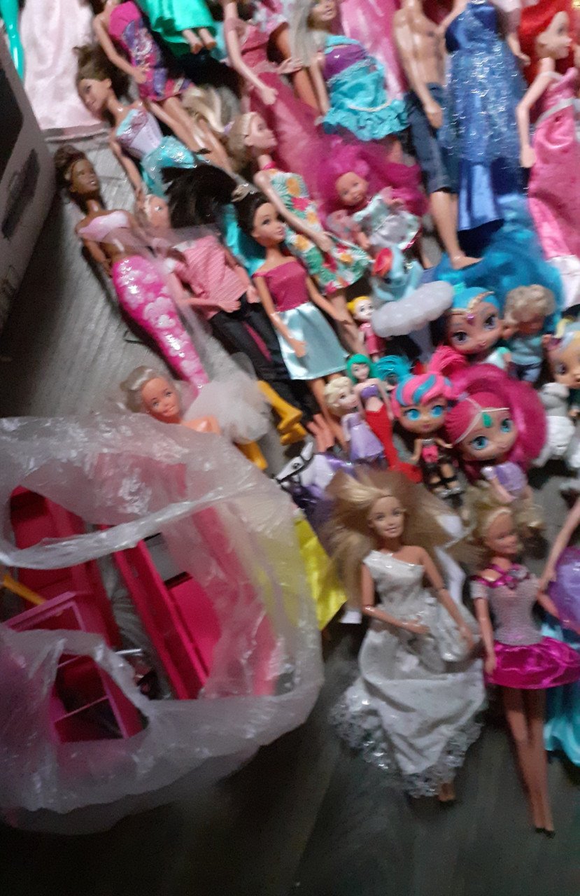 Barbie poppen ,huis, kleding, accessoires