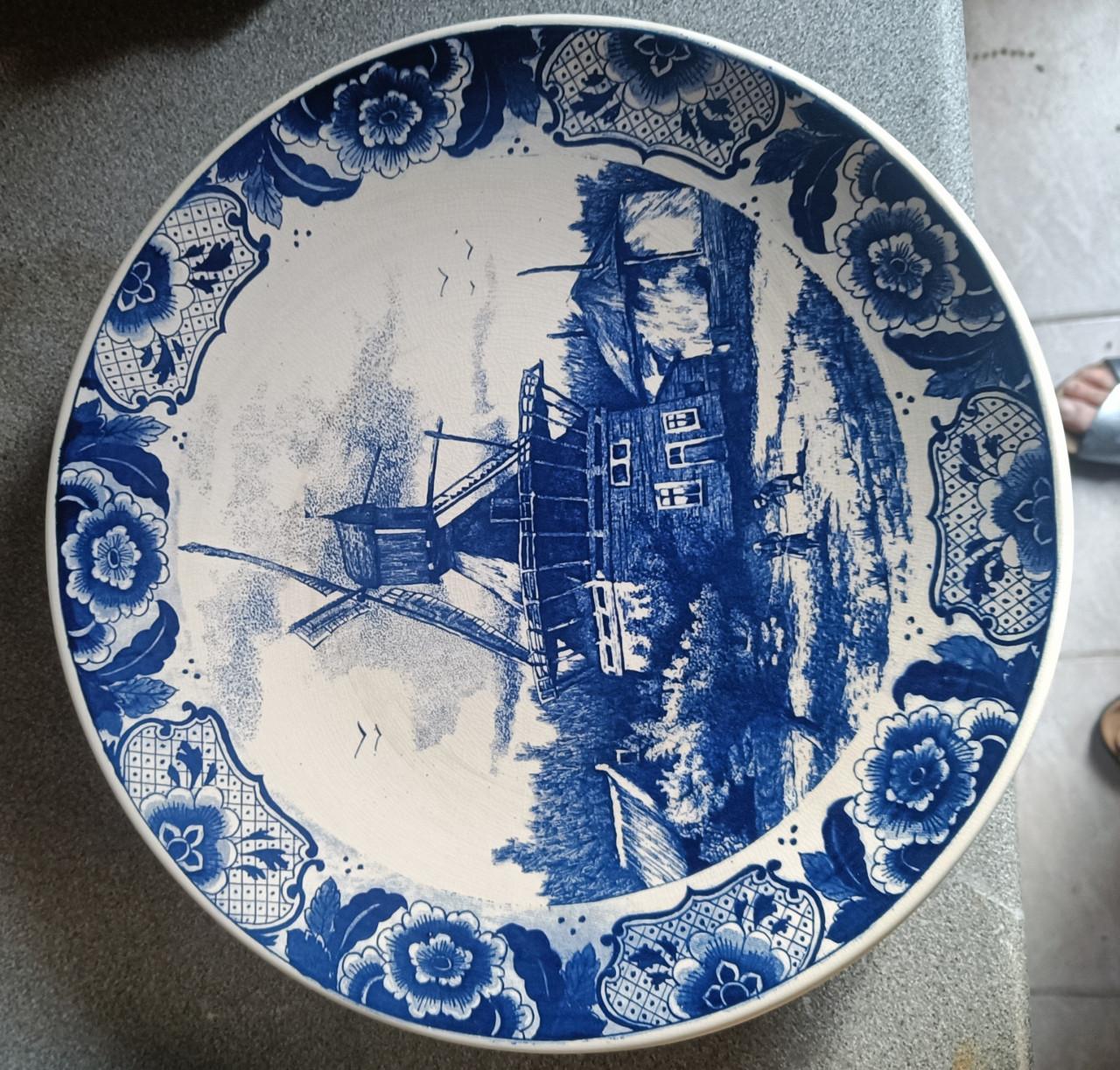 6 Delfts blauwe borden