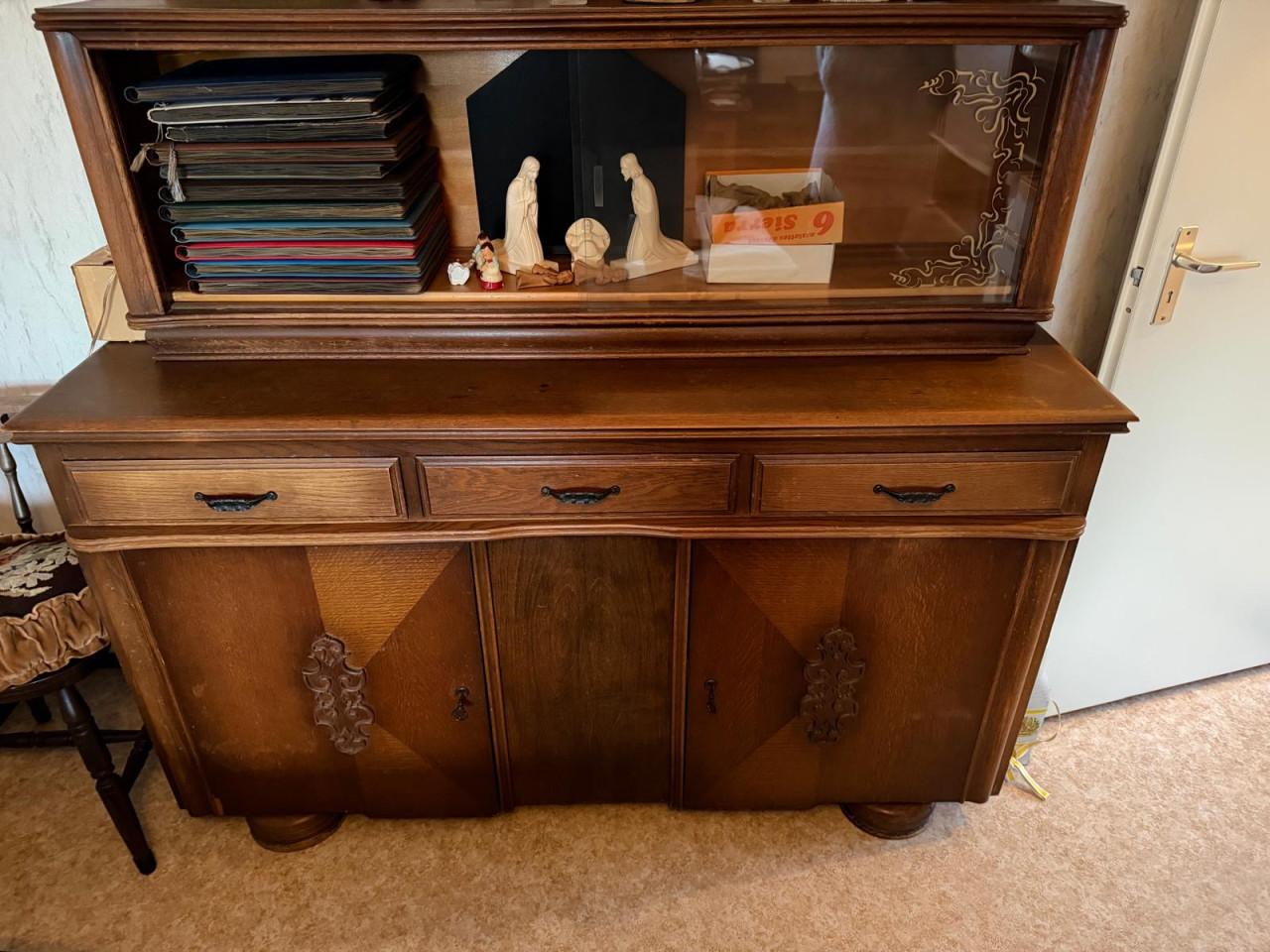 Vintage buffetkast / dressoir met opzetstuk