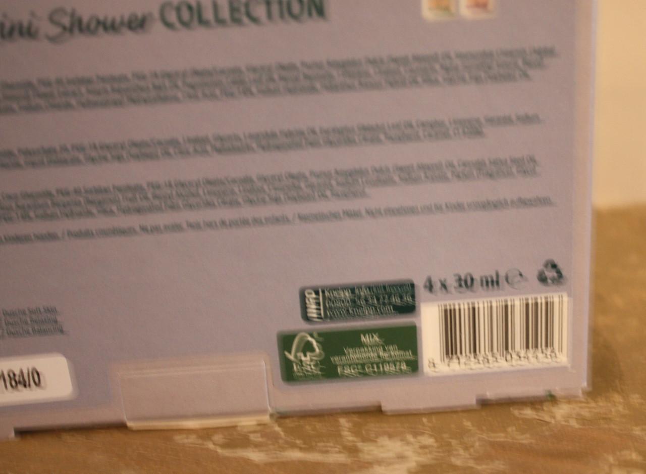 Mini kneipp lichaamsverzorging nieuw