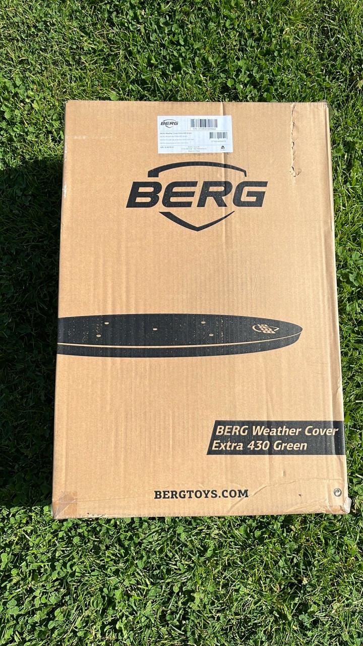 Berg trampolinehoes Groen 430cm Nieuw in doos