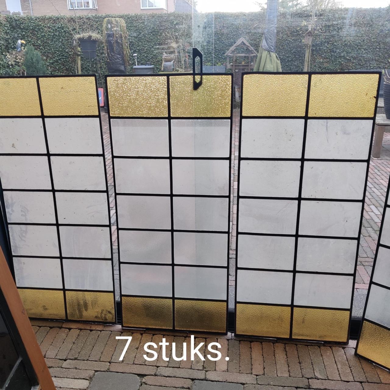Voorzetranen glas in lood