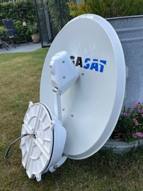 Satelliet set voor camper of caravan
