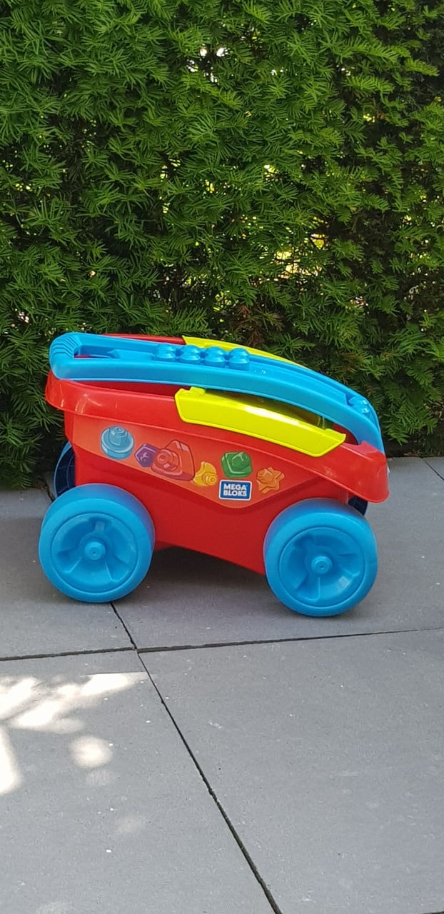🎈Mega Bloks Blokkenwagen en Vormstoof in 1