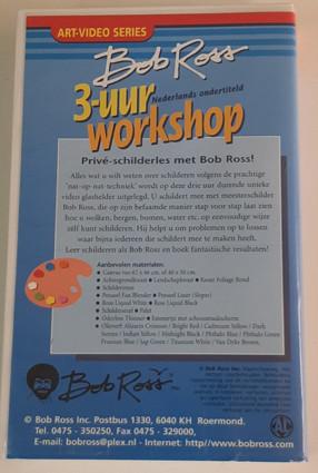 Bob Ross VHS tape 3-uurs workshop