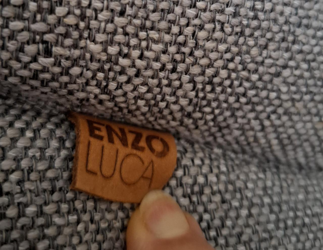 Hoekbank Enzo Luca grijs