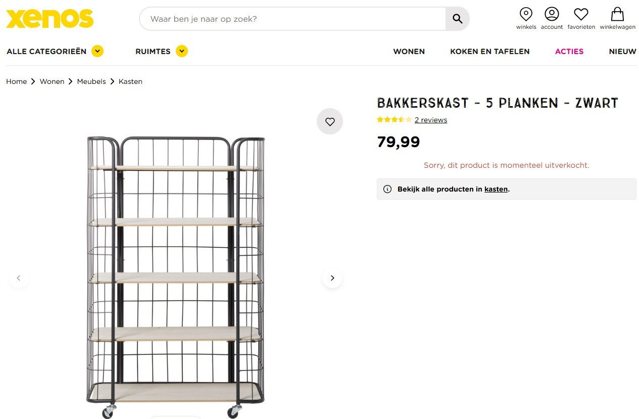 Bakkerskast