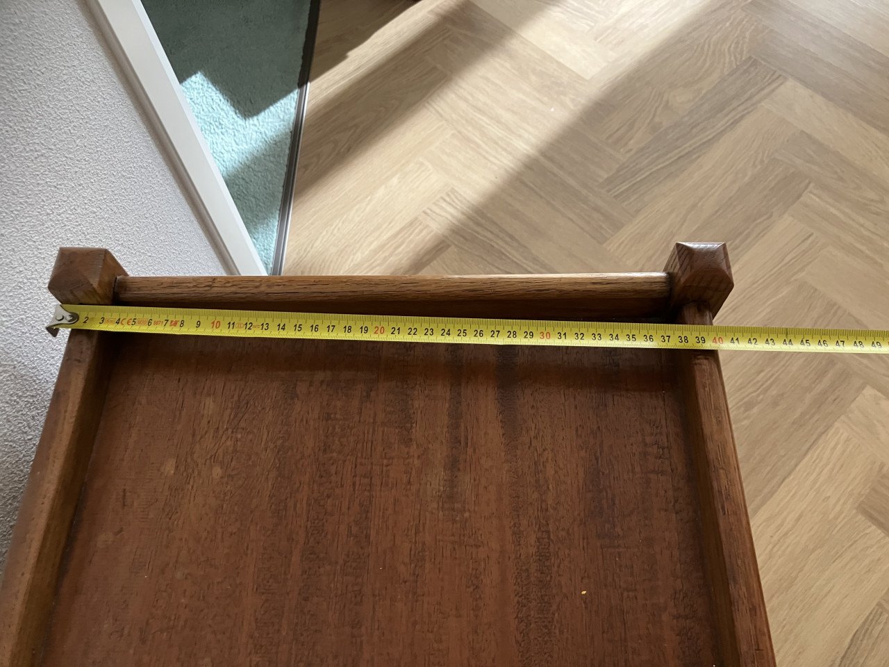 Bijzettafel met 2x lade 60x40