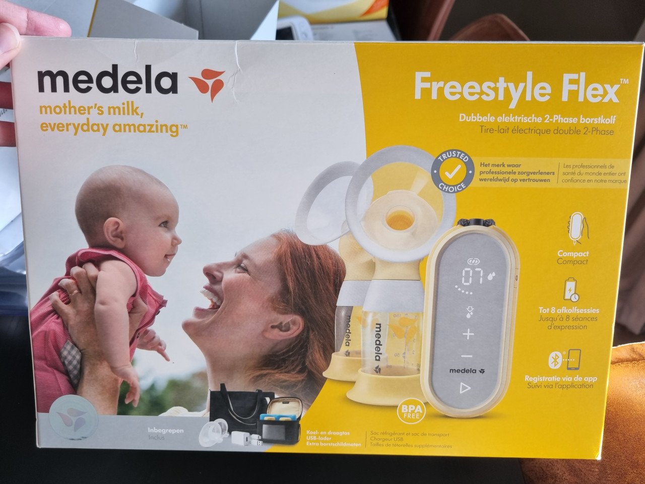 Medela Freestyle Flex dubbele elektrische kolf + VEEL EXTRAS