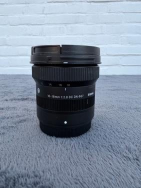 Sigma 10-18mm f2.8 DC DN - nooit gebruikt