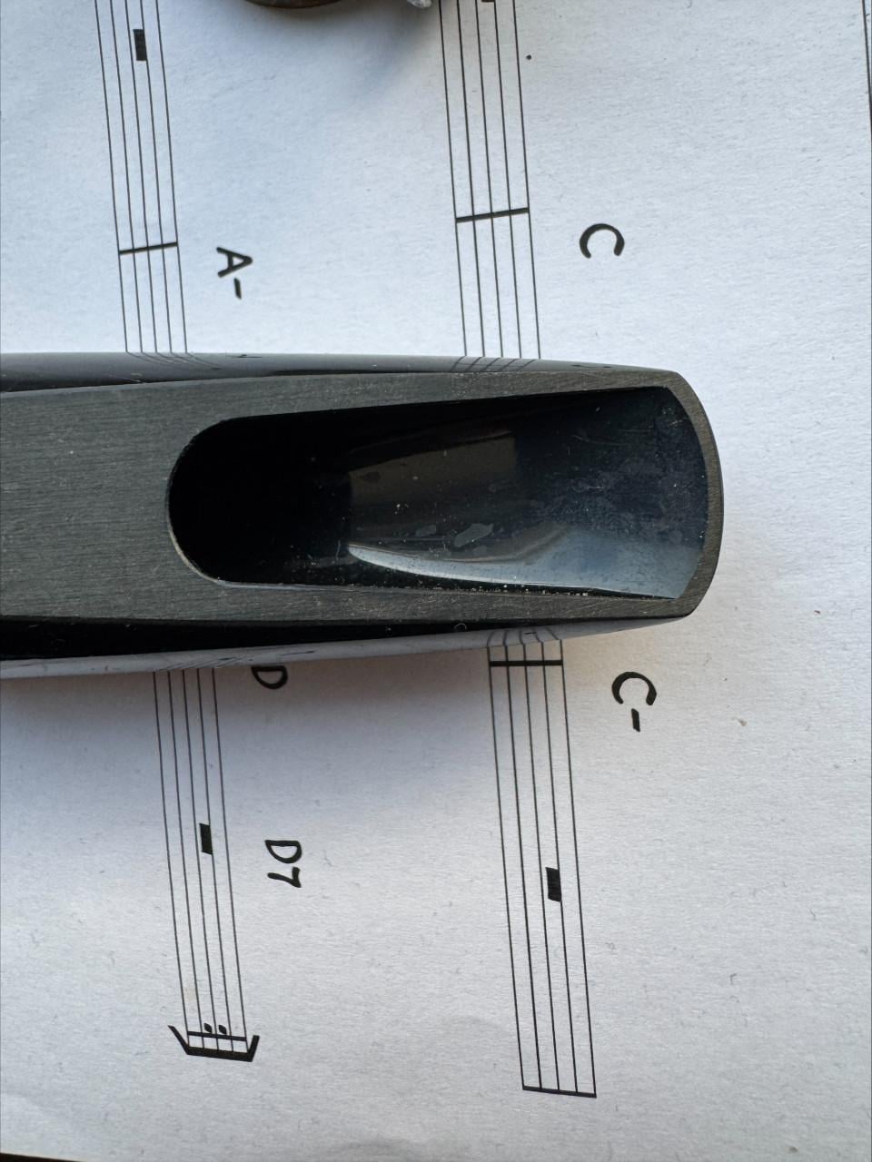 Mondstuk Tenor saxofoon Kunststof met binder
