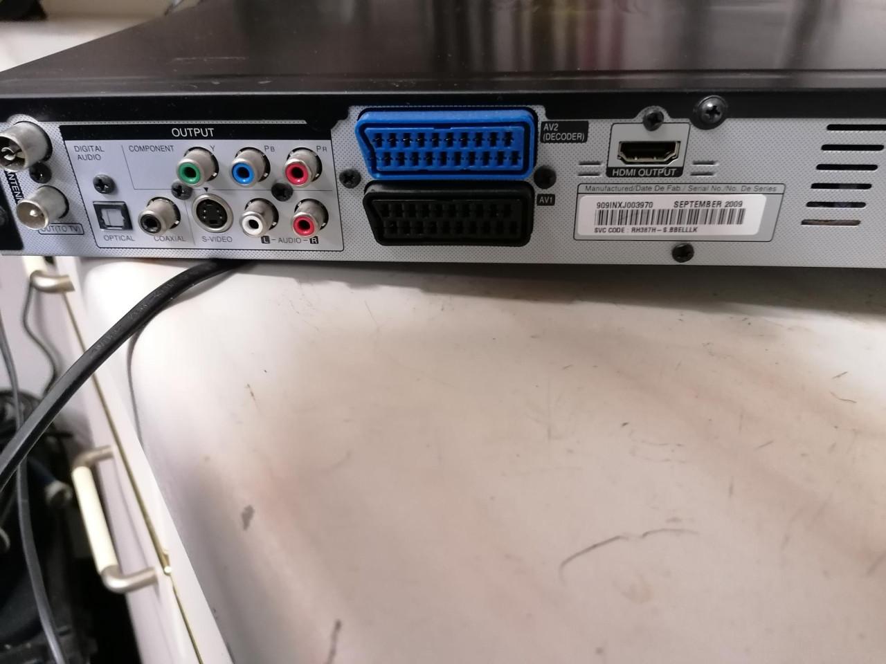 LG DVD speler zonder afstandsbediening