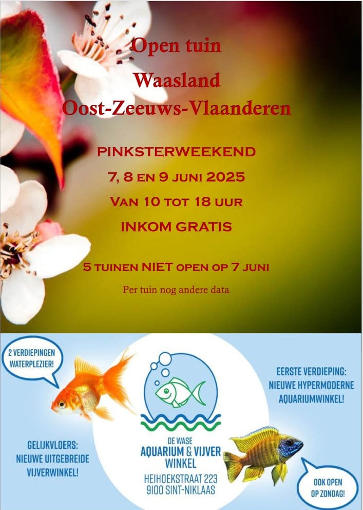 Open Tuindagen:  8 + 9 juni van 10:00 tot 18:00 ** GRATIS inkom. **
