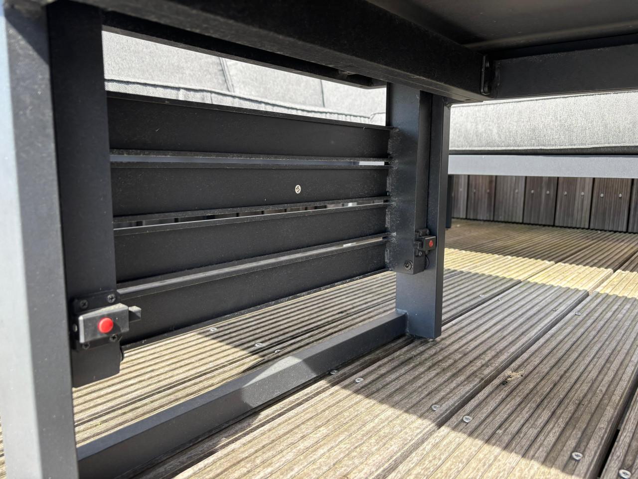 Loungeset Jutlandia Vonge 6-persoons zwart