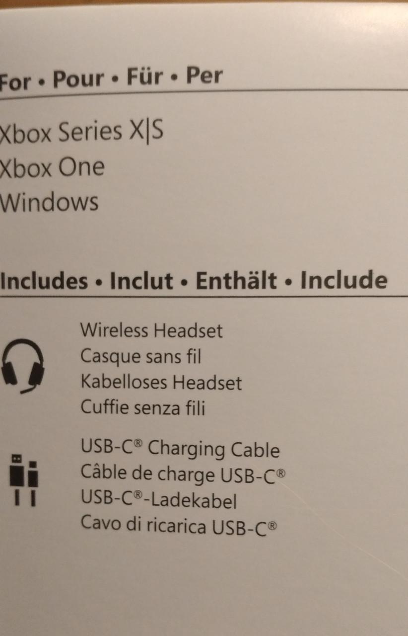 Draadloze xbox headset nieuw