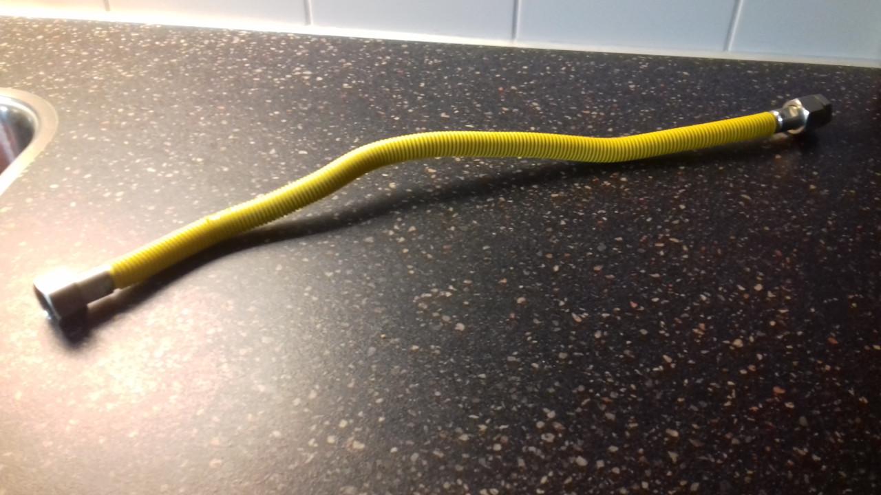 RVS gasslang die levenslang meegaat 60 cm