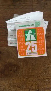 Zwitserland Vignet ( nieuw en ongebruikt)