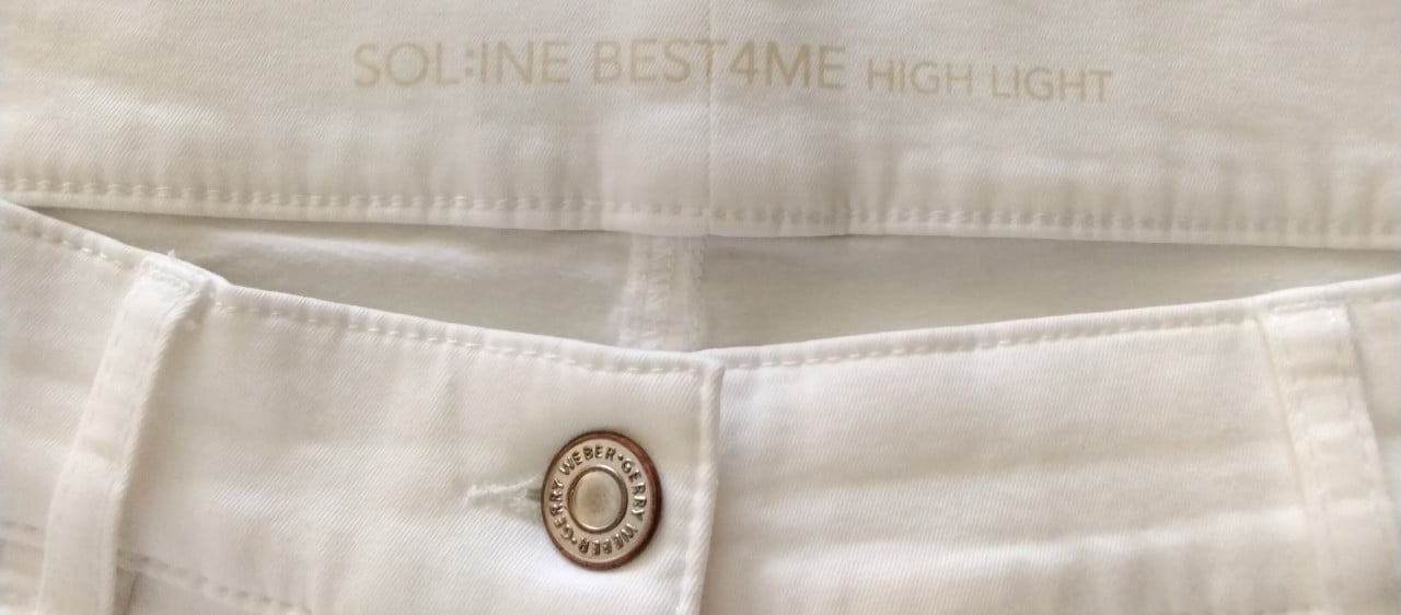 Sportieve witte broek