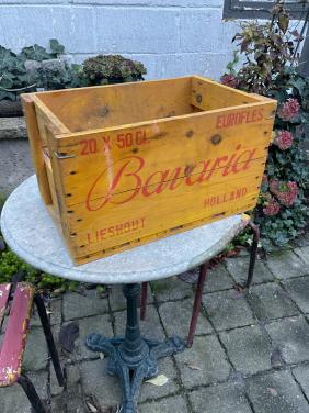 Houten Bavaria bier krat