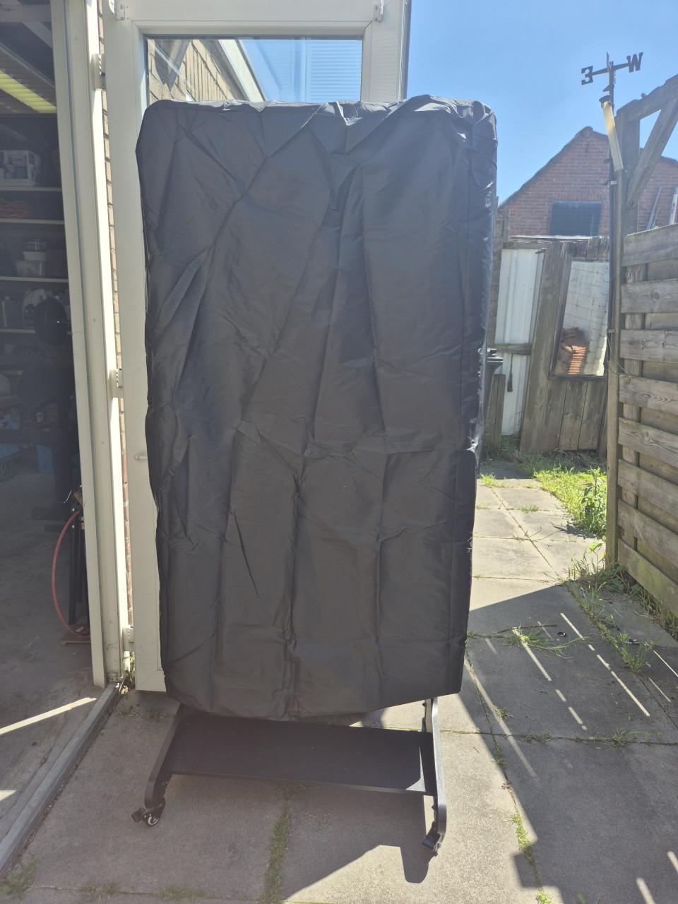 Opklapbare pooltafel BT 500 grijs laken Pongori (Decathlon)