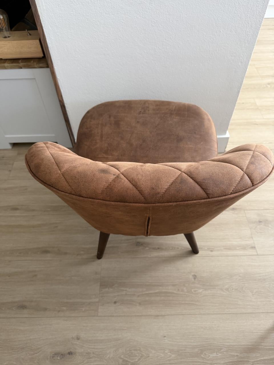 Fauteuil bruin