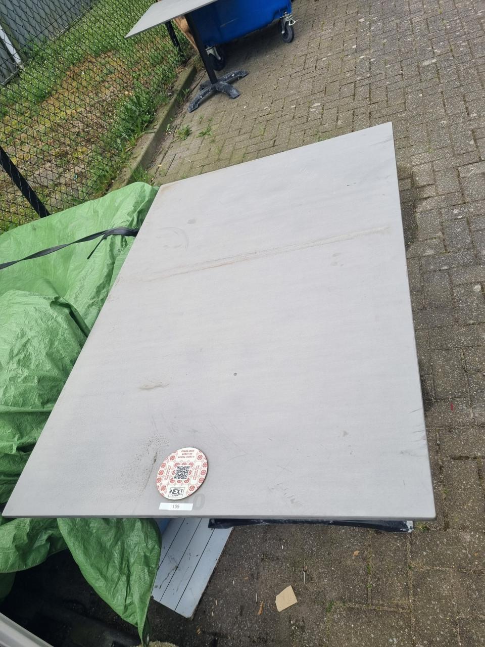 Tuinset zwart 4 x Stoel & 1 x Tafel ( opklapbaar ) Demontabel