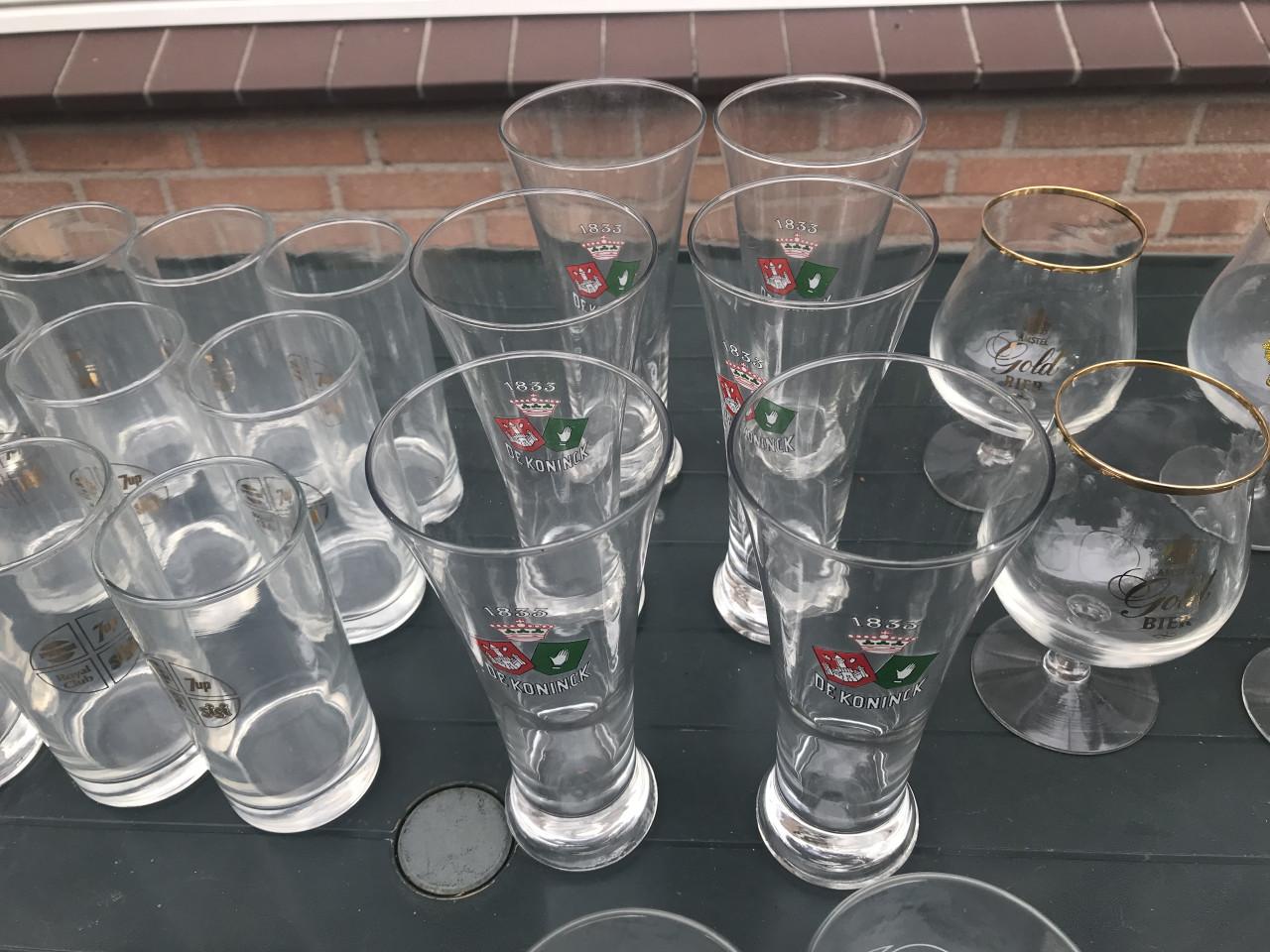 Bier,fris glazen