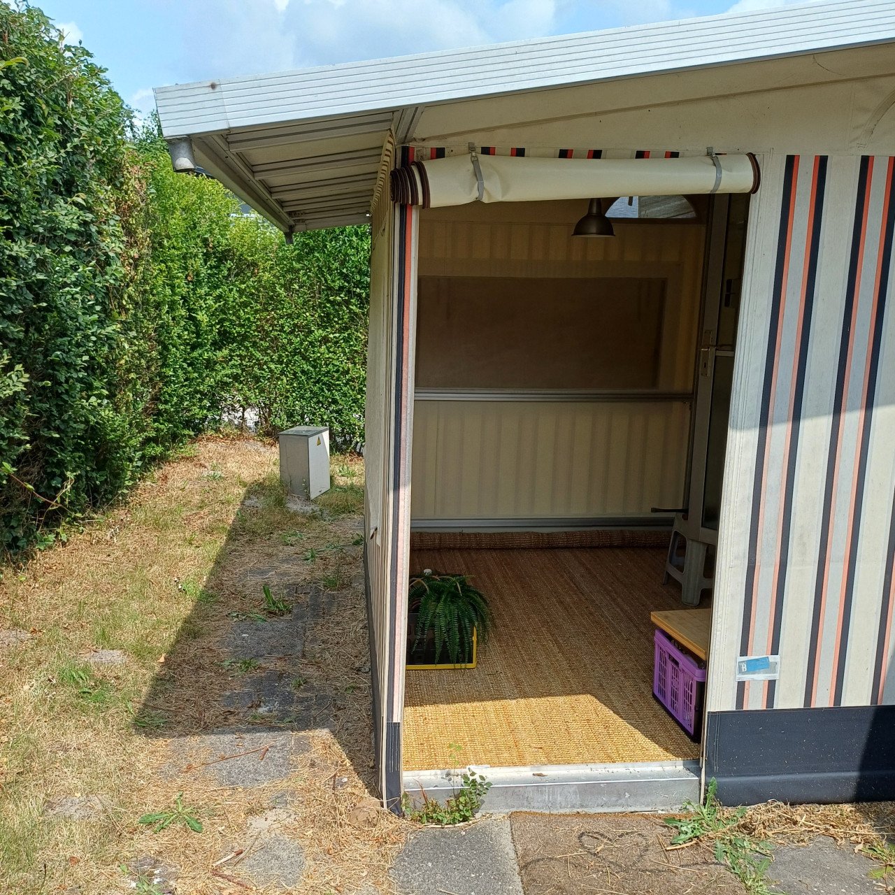 Aanbouw voor caravan