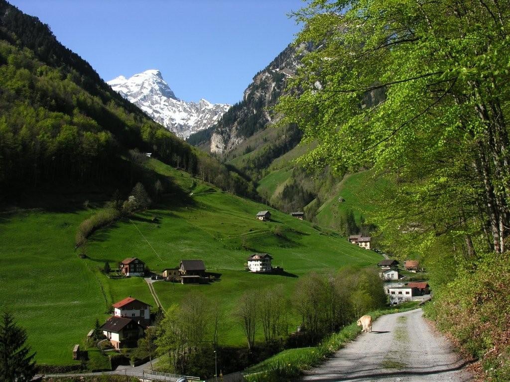 TE HUUR: vak. woning "Weid" Isenthal, Zwitserland