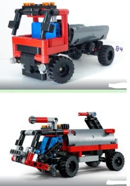 LEGO Technic 42084: Haaklader OF luchthaven brandweerwagen