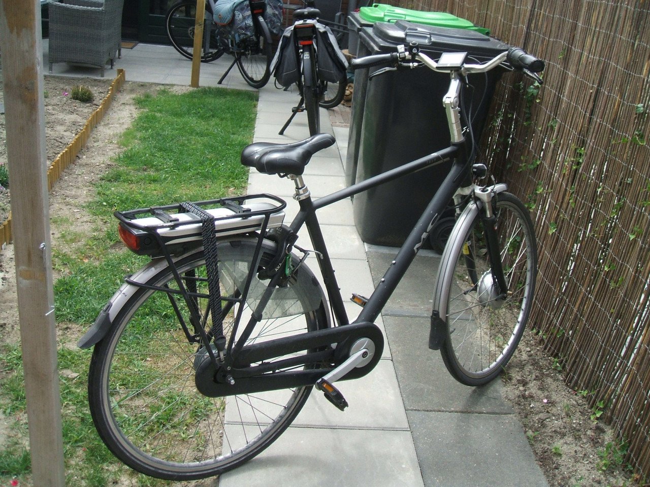 Elektrische herenfiets met kapotte accu
