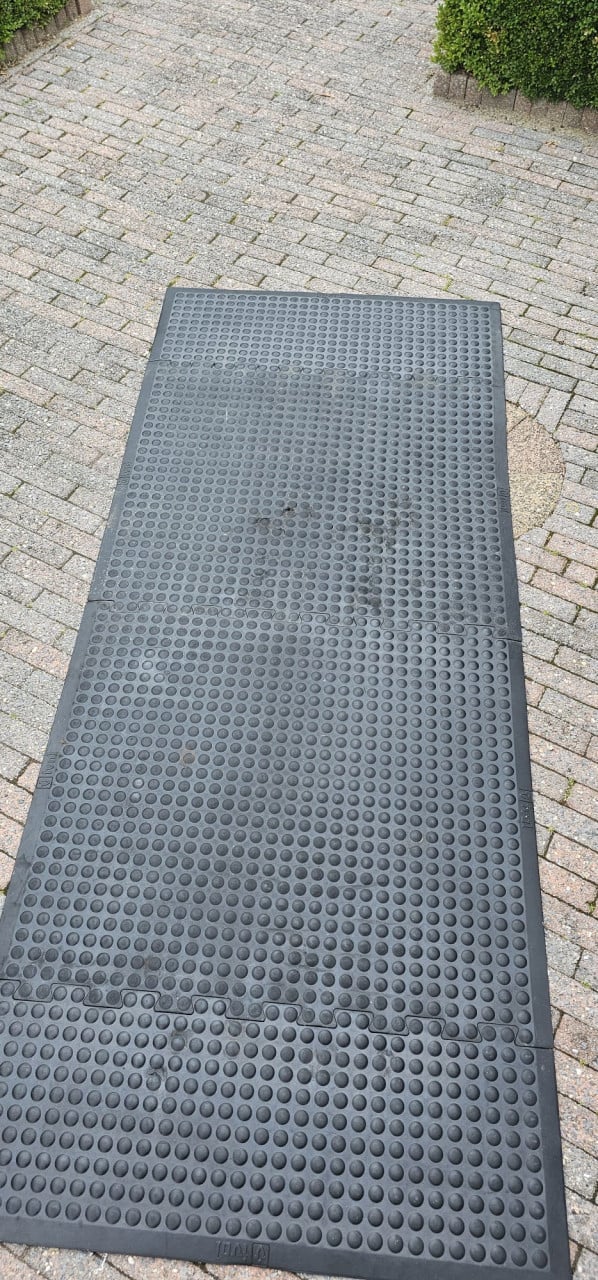 Rubberen mattenset