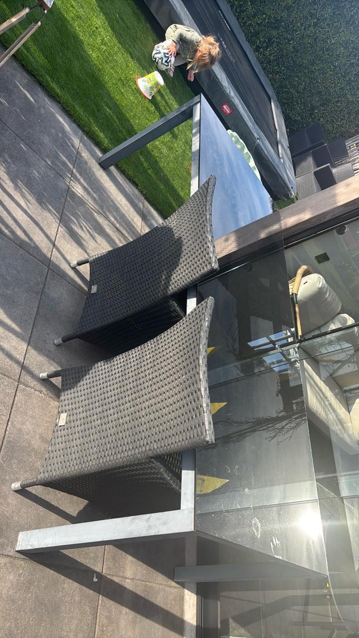 Tuintafel met 6 stoelen