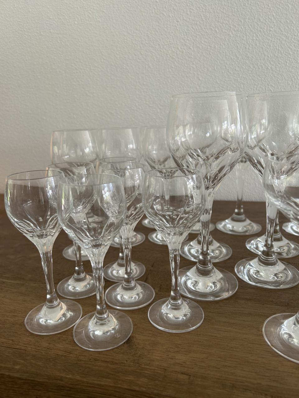 Prachtig kristallen servies