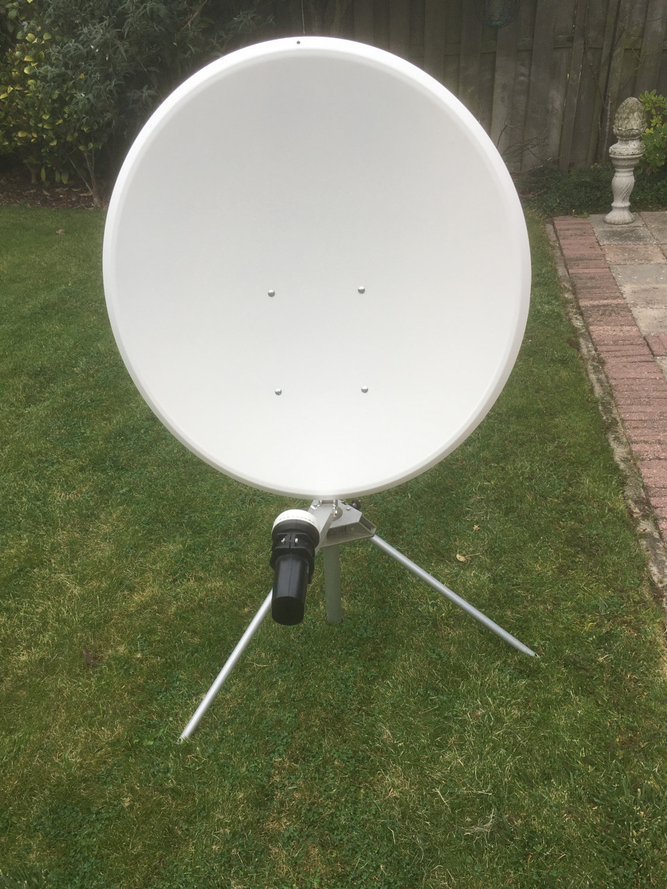 TV kijken in de caravan