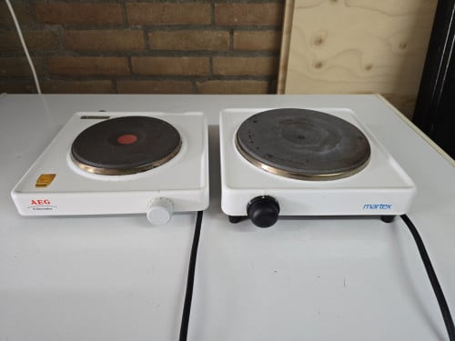 2x elektrische kookplaatjes