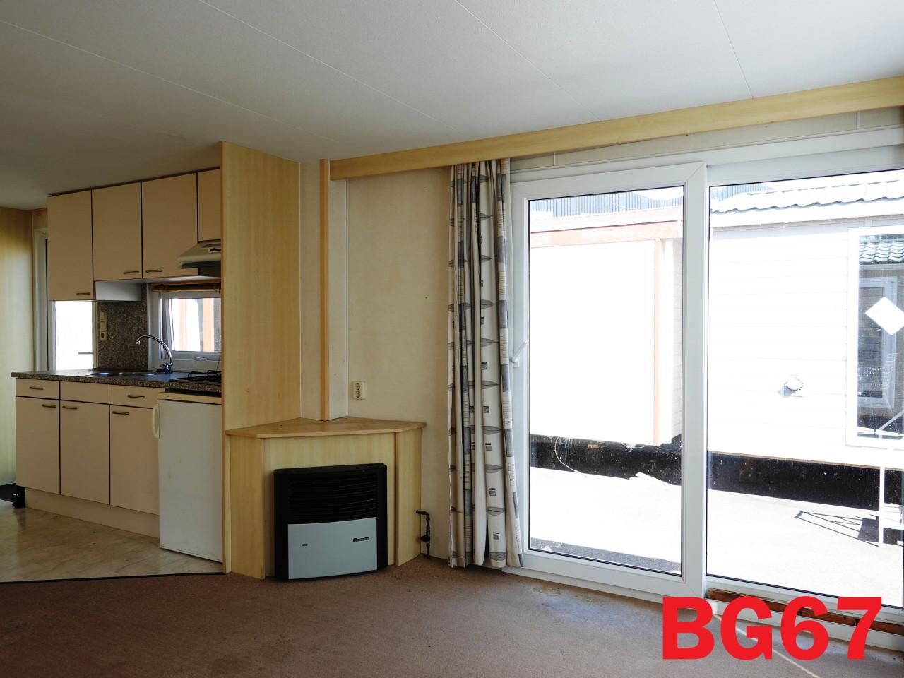 Diverse modellen Arcabo chalets met 2 slaapkamers en dubbel glas voorradig